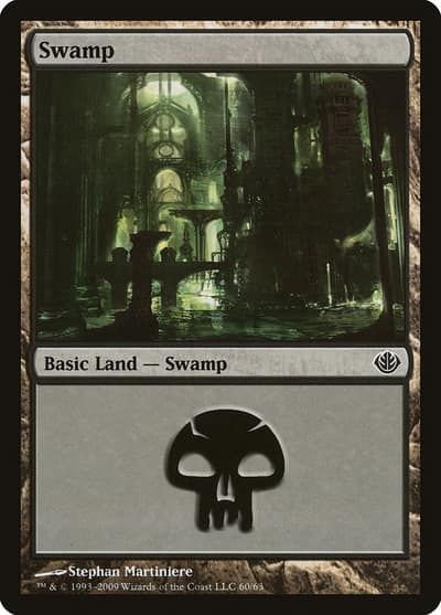 Swamp DDD-60 Duel Decks: Garruk vs. Liliana Magic card