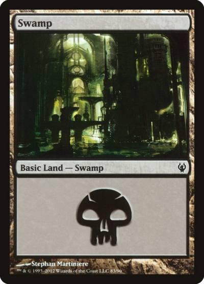 Swamp DDJ-83 Duel Decks: Izzet vs. Golgari Magic card