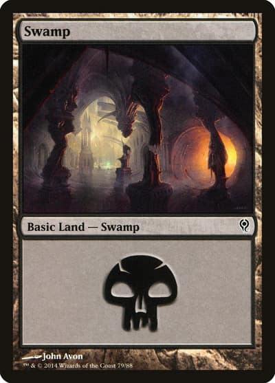 Swamp DDM-79 Duel Decks: Jace vs. Vraska Magic card
