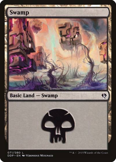 Swamp DDP-71 Duel Decks: Zendikar vs. Eldrazi Magic card