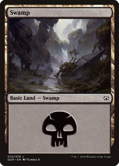Swamp DDR-70 Duel Decks: Nissa vs. Ob Nixilis Magic card