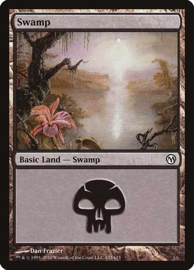 Swamp DPA-102 Duels of the Planeswalkers Magic card