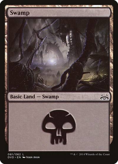 Swamp DVD-61 Duel Decks Anthology: Divine vs. Demonic Magic card