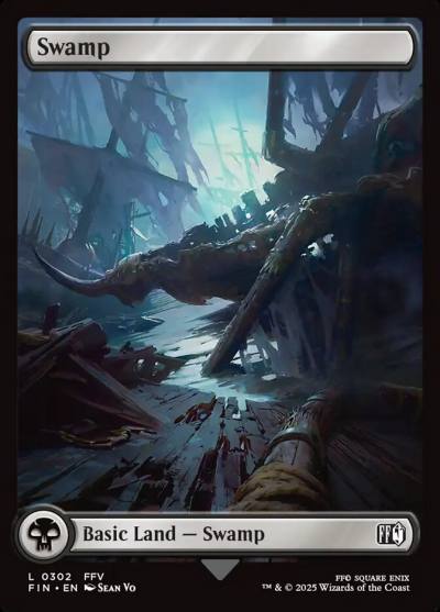 Swamp FIN-302 Final Fantasy Magic card