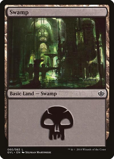 Swamp GVL-60 Duel Decks Anthology: Garruk vs. Liliana Magic card