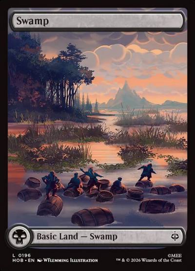 Swamp HOB-196 The Hobbit Magic card