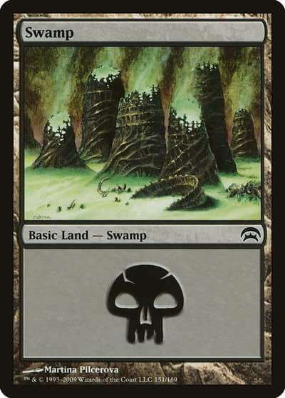 Swamp HOP-151 Planechase Magic card