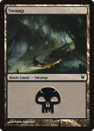 Swamp ISD-257 Innistrad Magic card