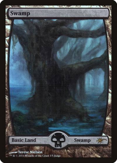 Swamp J14-3STAR Judge Gift Cards 2014 Magic card