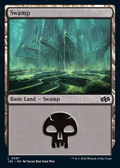 Swamp J25-87 Foundations Jumpstart Magic card