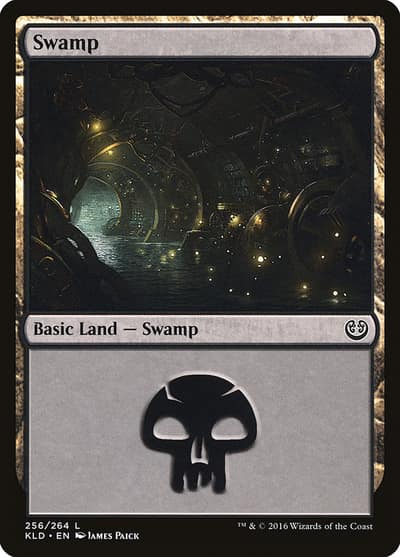 Swamp KLD-256 Kaladesh Magic card