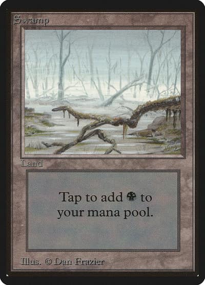 Swamp LEB-294 Limited Edition Beta Magic card