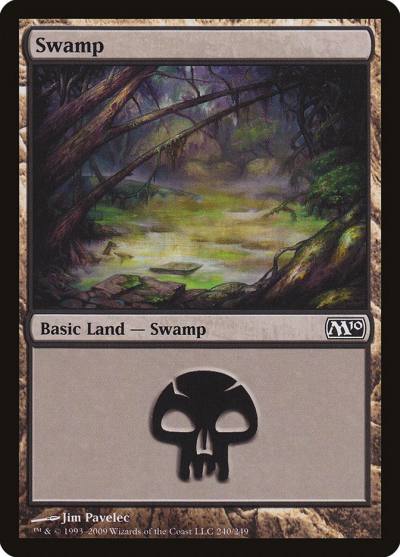 Swamp M10-240 Magic 2010 Magic card