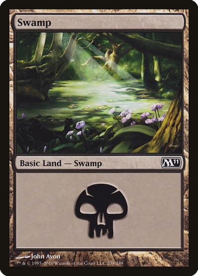 Swamp M11-238 Magic 2011 Magic card
