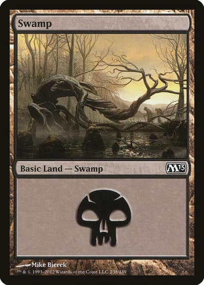 Swamp M13-238 Magic 2013 Magic card