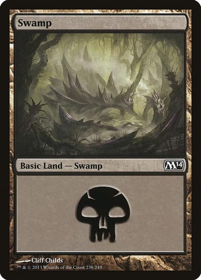 Swamp M14-238 Magic 2014 Magic card