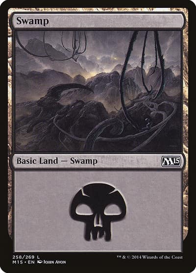Swamp M15-258 Magic 2015 Magic card