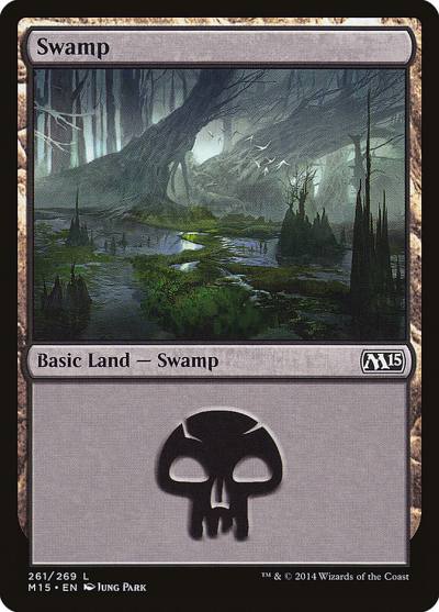 Swamp M15-261 Magic 2015 Magic card