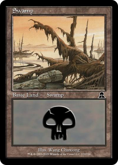 Swamp ME3-222 Masters Edition III Magic card