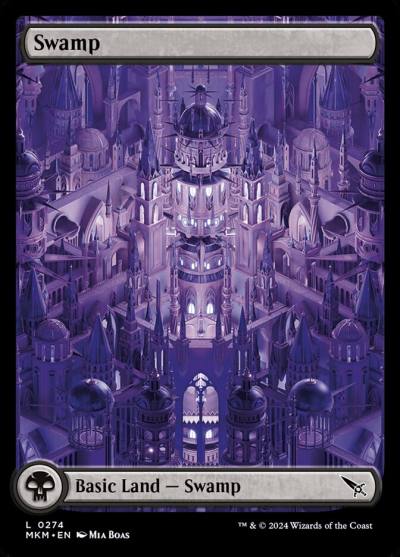 Swamp MKM-274 Murders at Karlov Manor Magic card