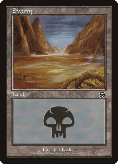 Swamp MMQ-339 Mercadian Masques Magic card