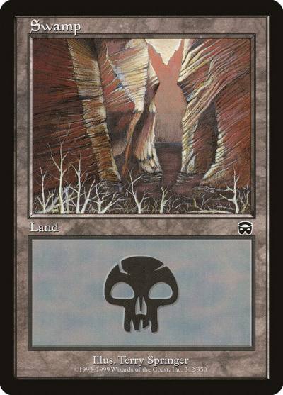 Swamp MMQ-342 Mercadian Masques Magic card