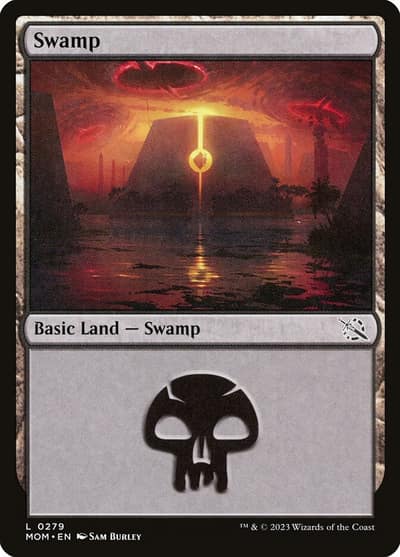 Swamp MOM-279 March of the Machine Magic card