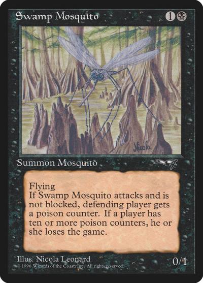 Swamp Mosquito ALL-63B Alliances Magic card