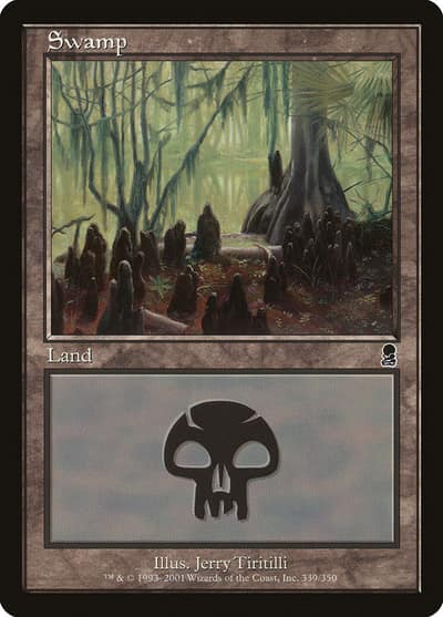 Swamp ODY-339 Odyssey Magic card