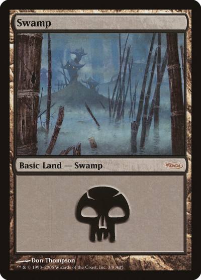 Swamp PAL05-3 Arena League 2005 Magic card