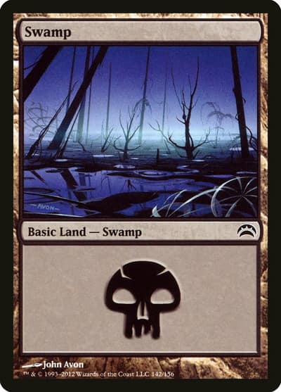 Swamp PC2-142 Planechase 2012 Magic card