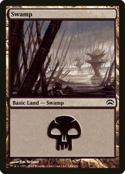 Swamp PC2-144 Planechase 2012 Magic card
