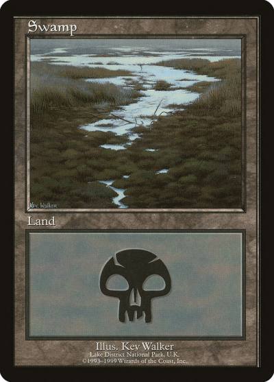 Swamp PELP-10 European Land Program Magic card