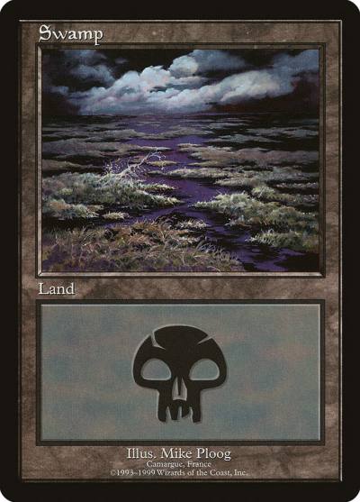 Swamp PELP-15 European Land Program Magic card