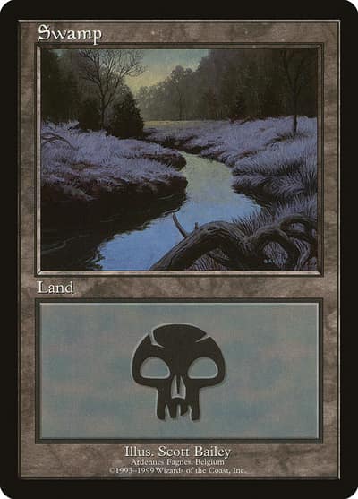 Swamp PELP-5 European Land Program Magic card
