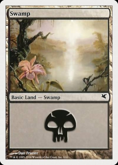 Swamp PHUK-9 Hachette UK Magic card