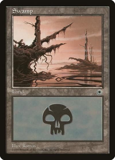 Swamp POR-204 Portal Magic card
