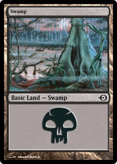 Swamp PRM-235 Magic Online Promos Magic card