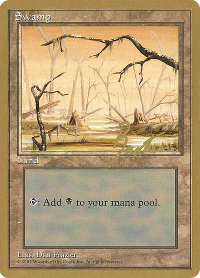 Swamp PTC-GB370 Pro Tour Collector Set Magic card