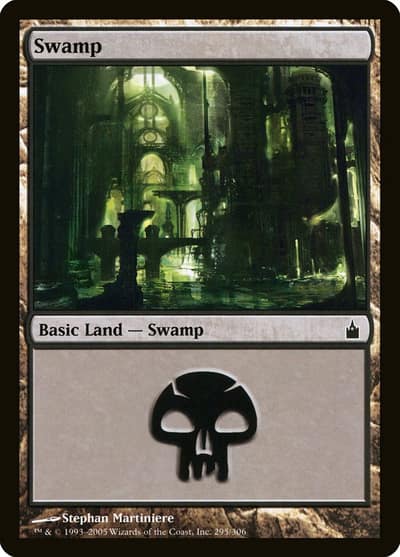 Swamp RAV-295 Ravnica: City of Guilds Magic card