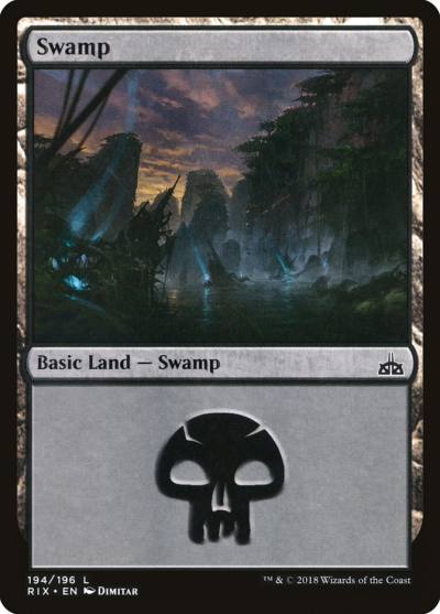 Swamp RIX-194 Rivals of Ixalan Magic card