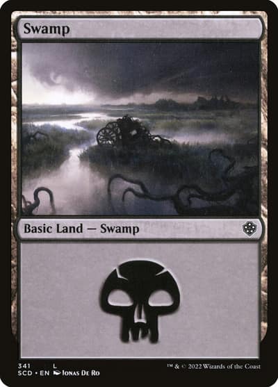 Swamp SCD-341 Starter Commander Decks Magic card