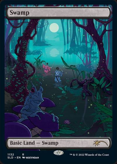 Swamp SLD-1132 Secret Lair Drop Magic card