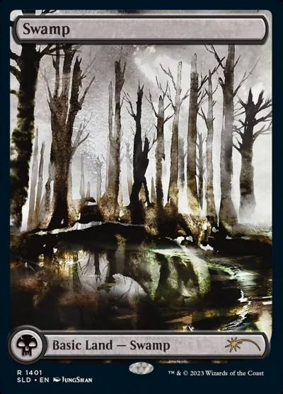 Swamp SLD-1401 Secret Lair Drop Magic card