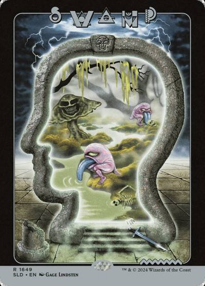 Swamp SLD-1649 Secret Lair Drop Magic card