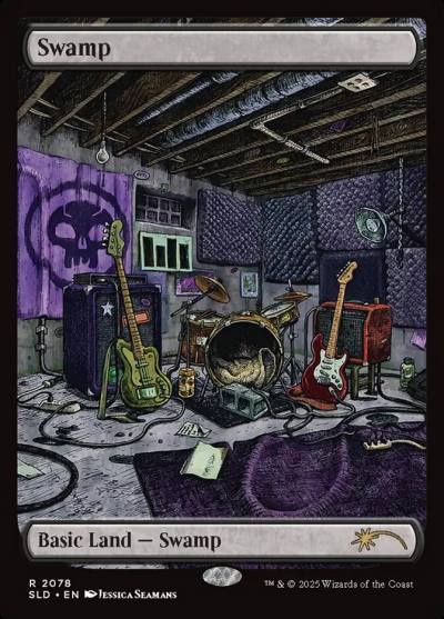 Swamp SLD-2078 Secret Lair Drop Magic card