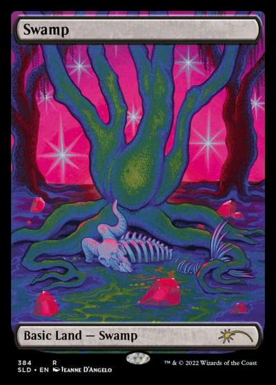 Swamp SLD-384 Secret Lair Drop Magic card