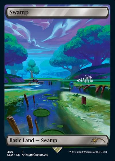 Swamp SLD-450 Secret Lair Drop Magic card