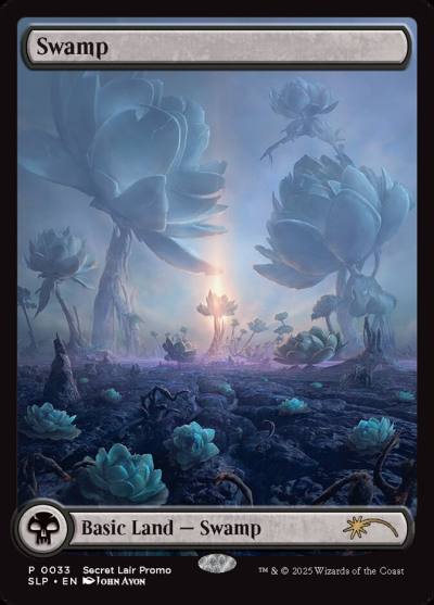 Swamp SLP-33 Secret Lair Showdown Magic card