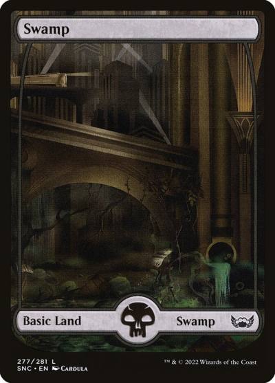 Swamp SNC-277 Streets of New Capenna Magic card
